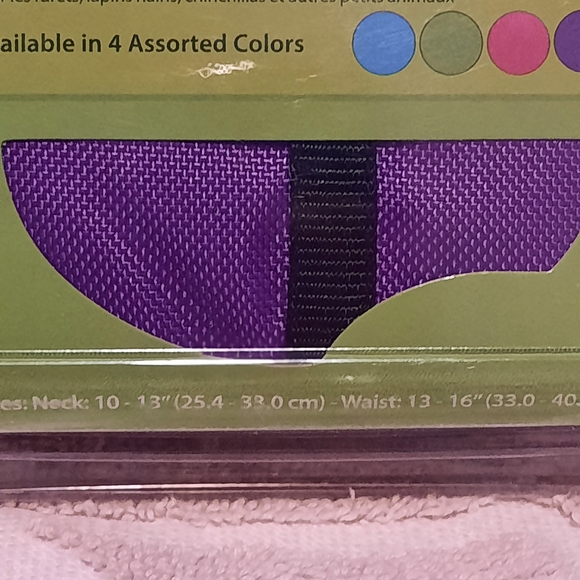 Kaytee Comfort Harness for Pets - Purple and Black - Picture 3 of 3